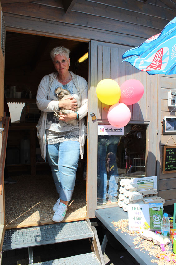 Stadtfest 2022, allgemein. Hühner