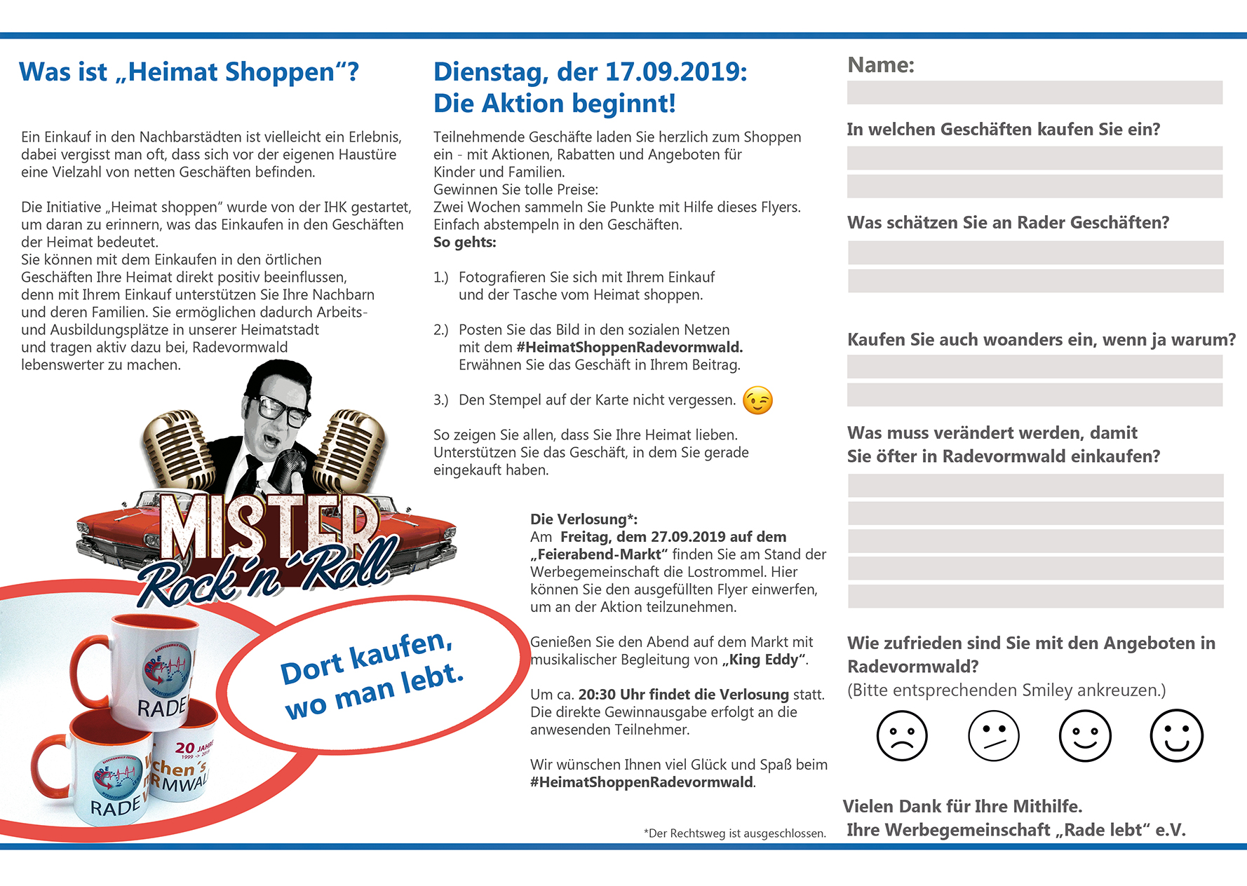 Flyer Heimat shoppen 2019 radevormwald innen