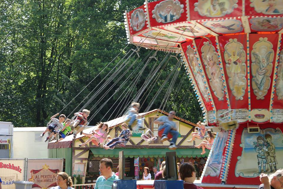 Kettenkarussell Von 1956   Ludwig Deinert